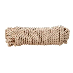 Corde torsadée en polypropylène beige Diall ø6 mm, 10 m