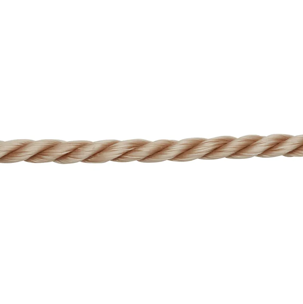 Corde torsadée en polypropylène beige Diall ø6 mm, 10 m