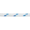 Corde tressée en polypropylène blanche et bleue DIALL ø8 mm, 15 m