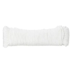 Corde tressée en polypropylène blanche DIALL ø4 mm, 20 m