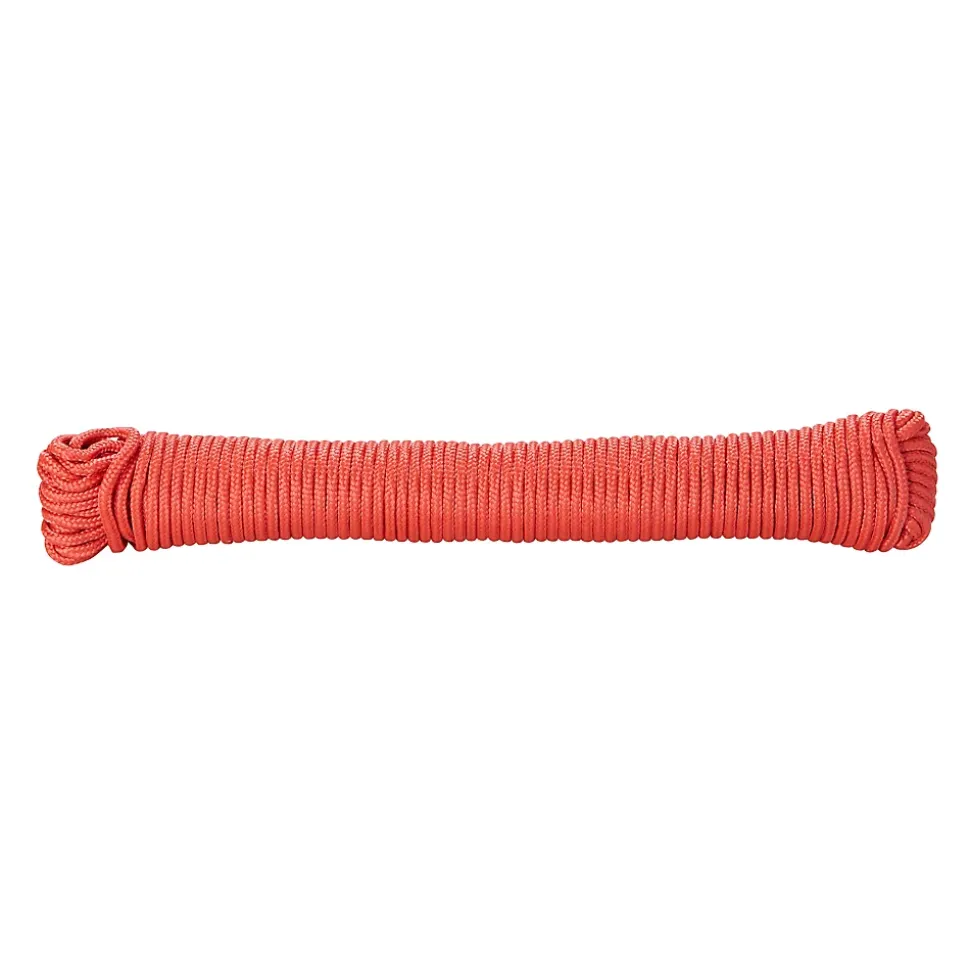 Corde tressée en polypropylène rouge Diall ø2.8 mm, 20 m