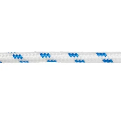 Corde tressée en polypropylène blanche et bleue DIALL ø12mm, 15 m