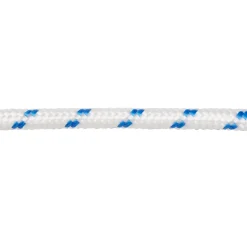 Corde tressée en polypropylène blanche et bleue ø 10 mm, 7.5 m