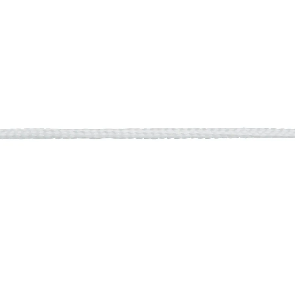 Corde tressée en polypropylène blanche DIALL ø2 mm, 10 m