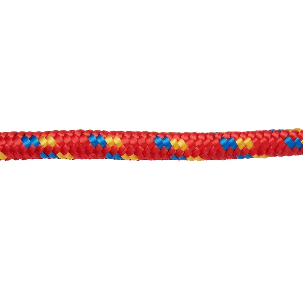 Corde tressée rouge ø9 mm, 7.5 m Diall