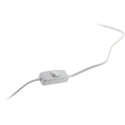 Cordon + interrupteur luminaire 1,5m - Blanc - Zenitech