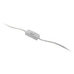 Cordon + interrupteur luminaire 1,5m - Blanc - Zenitech