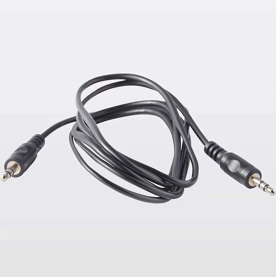 Cordon audio Jack 3.5 Mâle / Femelle noir Blyss Or, 3 m