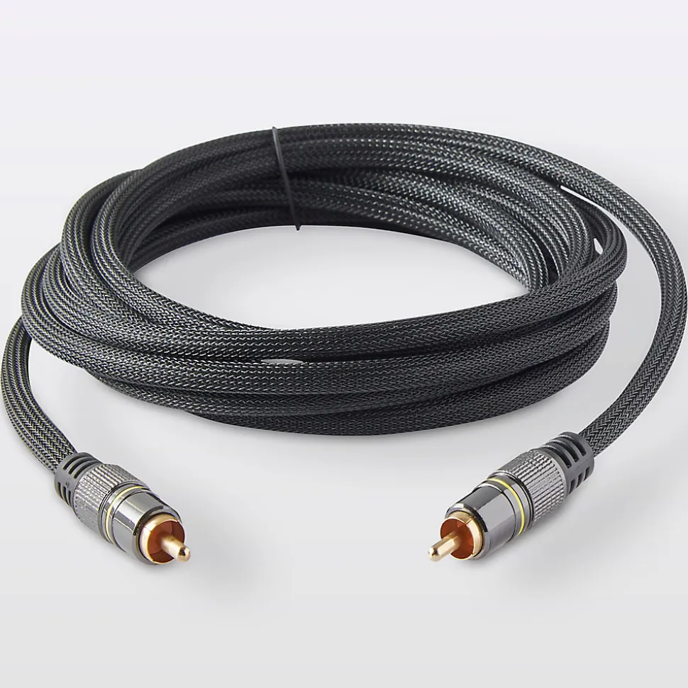 Cordon audio RCA Mâle / Mâle Blyss Or, 3 m