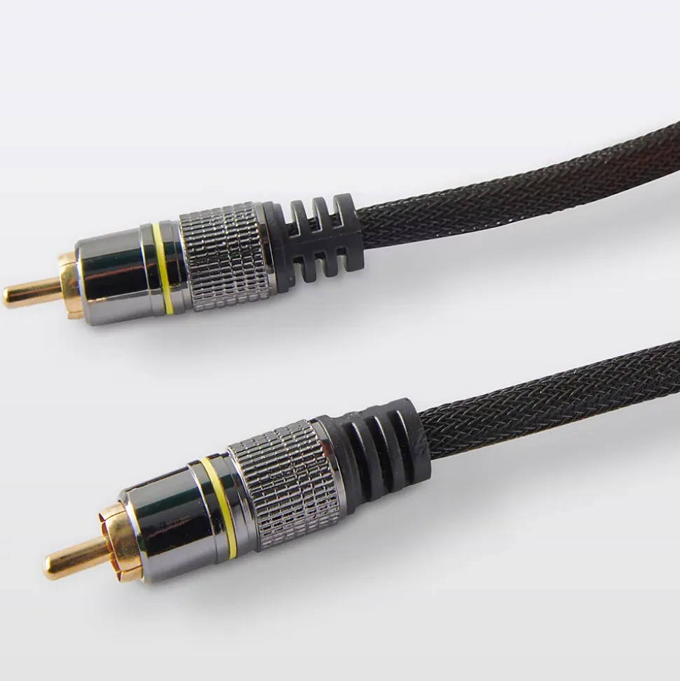 Cordon audio RCA Mâle / Mâle Blyss Or, 3 m