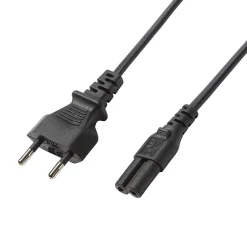 Cordon câble radio 2 m 575W noir Diall