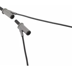 Cordon de mesure de sécurité 4 mm banane mâle - 1000 V, 10 A, accessoire de mesure électricien, garantie 3 ans.