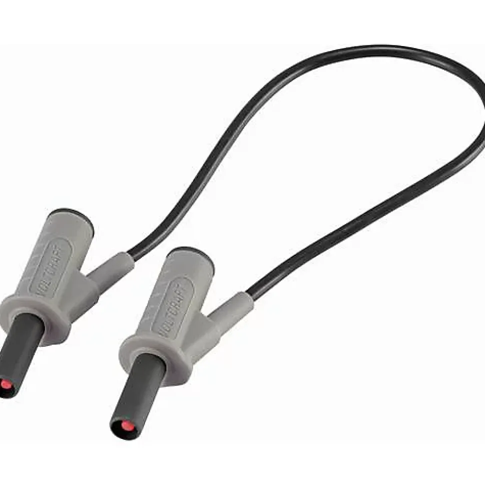 Cordon de mesure de sécurité 4 mm banane mâle - 1000 V, 10 A, accessoire de mesure électricien, garantie 3 ans.
