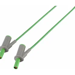 Cordon de mesure de sécurité 4 mm banane mâle - 1000 V, 10 A, accessoire de mesure électricien, garantie 3 ans.