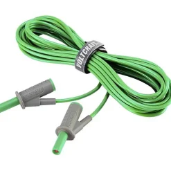Cordon de mesure de sécurité 4 mm banane mâle - 1000 V, 10 A, accessoire de mesure électricien, garantie 3 ans.