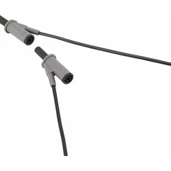 Cordon de mesure de sécurité 4 mm banane mâle - 1000 V, 10 A, accessoire de mesure électricien, garantie 3 ans.