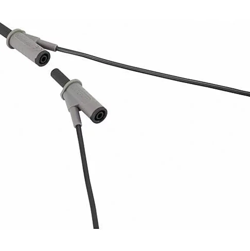 Cordon de mesure de sécurité 4 mm banane mâle - 1000 V, 10 A, accessoire de mesure électricien, garantie 3 ans.