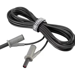 Cordon de mesure de sécurité 4 mm banane mâle - 1000 V, 10 A, accessoire de mesure électricien, garantie 3 ans.