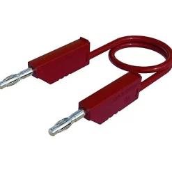 Cordon de mesure Hirschmann CO MLN SIL 200/1 silicone 2 m 4 mm rouge 16 A CAT I
