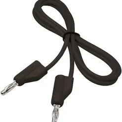 Cordon de mesure ultra-flexible 4 mm banane mâle - 10 A, accessoire de mesure pour électricien, garantie 3 ans.