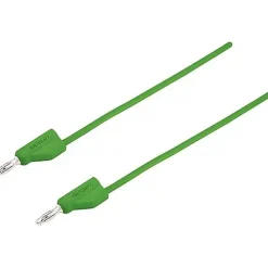Cordon de mesure ultra-flexible 4 mm banane mâle - 10 A, accessoire de mesure pour électricien, garantie 3 ans.