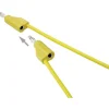 Cordon de mesure ultra-flexible 4 mm banane mâle - 10 A, accessoire de mesure pour électricien, garantie 3 ans.