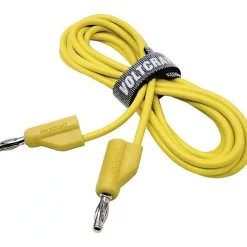 Cordon de mesure ultra-flexible 4 mm banane mâle - 10 A, accessoire de mesure pour électricien, garantie 3 ans.