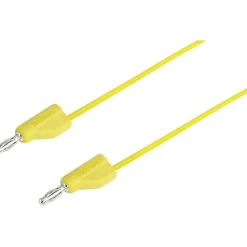 Cordon de mesure ultra-flexible 4 mm banane mâle - 10 A, accessoire de mesure pour électricien, garantie 3 ans.