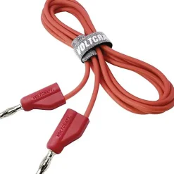 Cordon de mesure ultra-flexible 4 mm banane mâle - 10 A, accessoire de mesure pour électricien, garantie 3 ans.