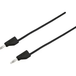 Cordon de mesure ultra-flexible 4 mm banane mâle - 10 A, accessoire de mesure pour électricien, garantie 3 ans.