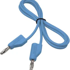 Cordon de mesure ultra-flexible 4 mm banane mâle - 10 A, accessoire de mesure pour électricien, garantie 3 ans.