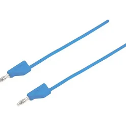 Cordon de mesure ultra-flexible 4 mm banane mâle - 10 A, accessoire de mesure pour électricien, garantie 3 ans.