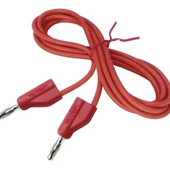 Cordon de mesure ultra-flexible 4 mm banane mâle - 10 A, accessoire de mesure pour électricien, garantie 3 ans.