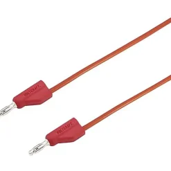Cordon de mesure ultra-flexible 4 mm banane mâle - 10 A, accessoire de mesure pour électricien, garantie 3 ans.