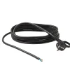Cordon pour appareil avec mise à la terre Diall H05VVF 3G1.5mm² 16A 3m noir