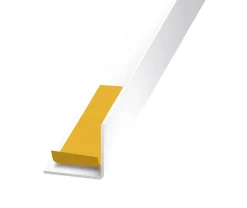 Cornière adhésive PVC blanc 15 x 15 mm, 2,5 m