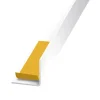 Cornière adhésive PVC blanc 10 x 10 mm, 2,5 m