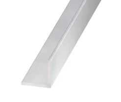 Cornière aluminium anodisé argent 20 x 20 mm, 1 m