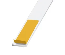 Cornière aluminium blanc auto-adhésive 20 x 20 mm, 1.30 m