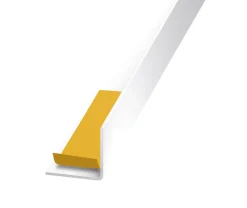 Cornière aluminium blanc auto-adhésive 25 x 25 mm, 1.30 m