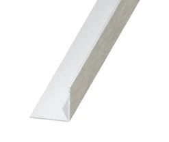 Cornière aluminium brossé 30 x 30 mm, 1 m