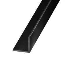 Cornière aluminium brossé noir 15 x 15 mm, 2,5 m