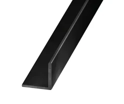 Cornière aluminium brossé noir 20 x 20 mm, 2,5 m