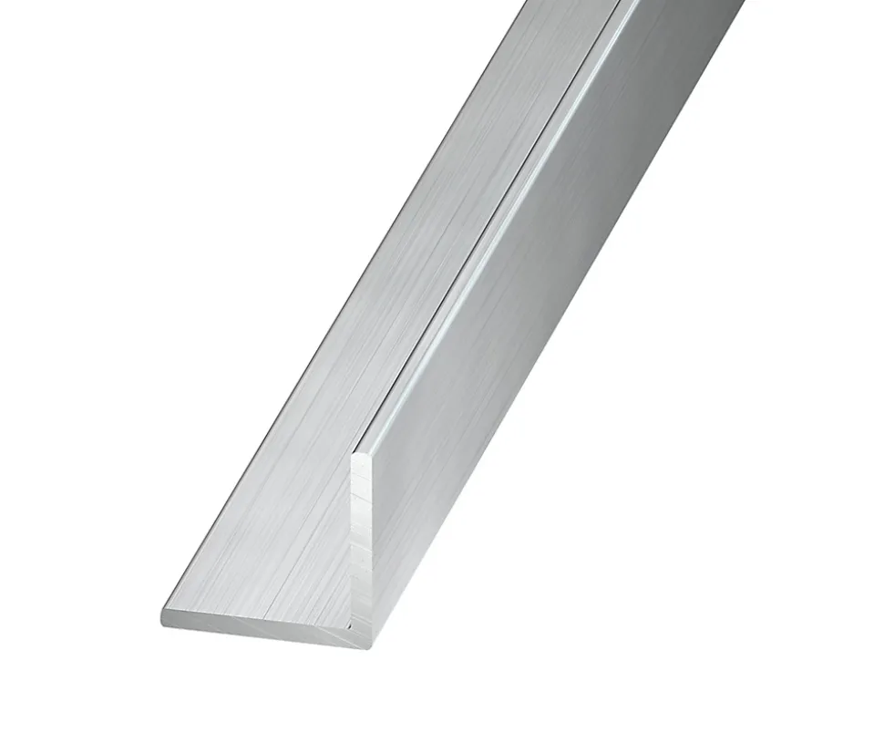 Cornière aluminium brut 10 x 10 mm, 1 m