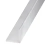 Cornière aluminium brut incolore 40 x 20 mm Ep. 1,5 mm, 1 m