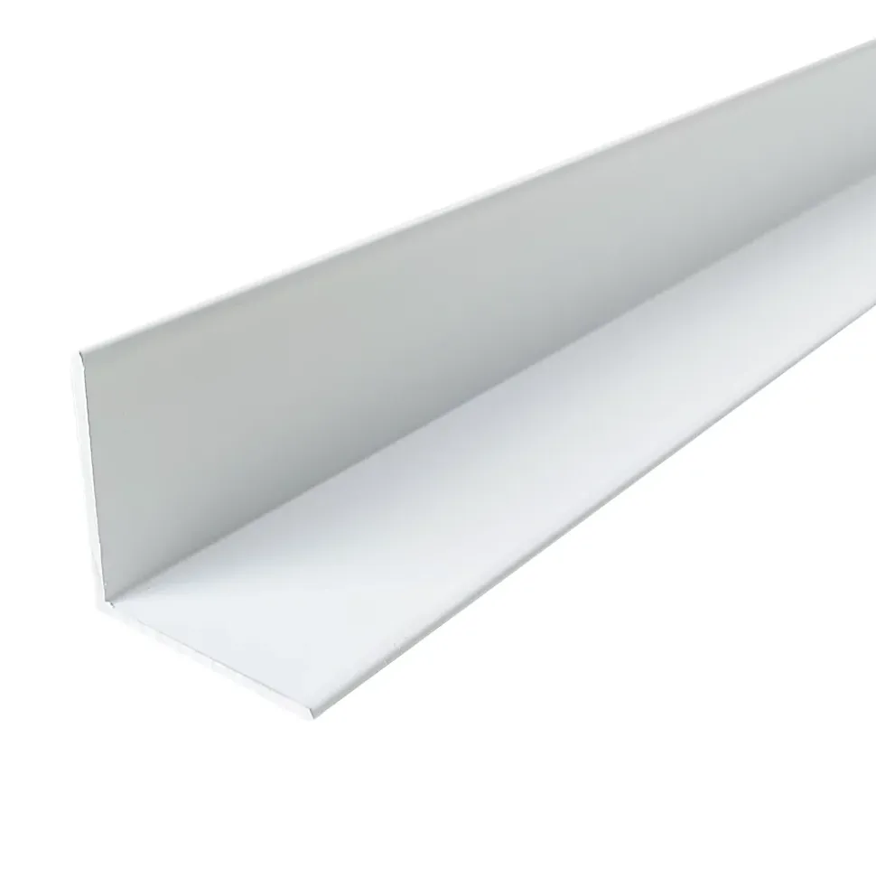 Cornière en alu 20mm x20mm x1.3mm, lg 1000mm (Laqué blanc)