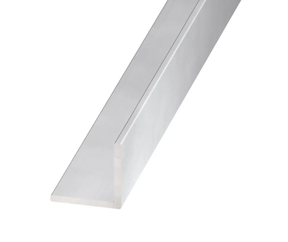 Cornière égale alu anodisé incolore 30 x 30 mm, 1 m
