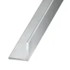 Cornière égale aluminium brut 10 x 10 mm, 2 m