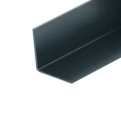 Cornière égale PVC anthracite 20 x 20mm, L. 2,6 m CQFD