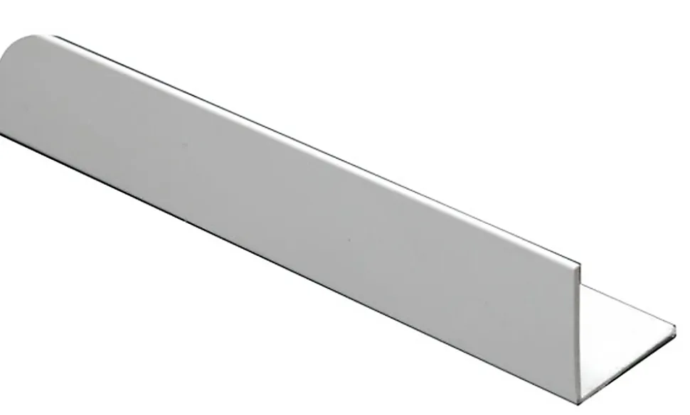 Cornière égale PVC blanc 7 x 7 mm, 1 m